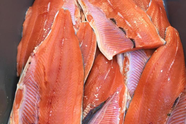 a close up of a knife